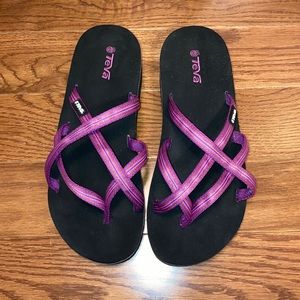 TEVA Purple Strappy Sandals